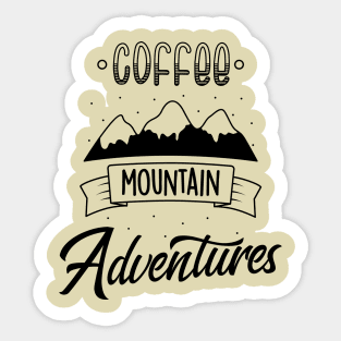 Coffee Mountain Sticker